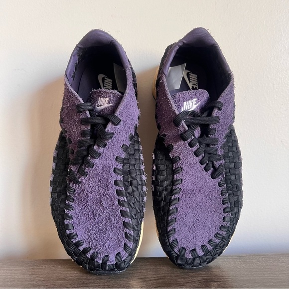 NIKE NEW Women's Air Footscape Woven Dark Raisin Black Shoe Size 7 #295 - Picture 6 of 7